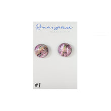 Load image into Gallery viewer, Renaissance Glass - Medium Stud Earrings