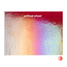 Load image into Gallery viewer, Large Sheet Glass - 1311-31 Cranberry Pink Iridescent Rainbow* - Transparent