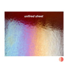 Load image into Gallery viewer, Sheet Glass - 1321-31 Carnelian Iridescent Rainbow* - Transparent