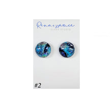 Load image into Gallery viewer, Renaissance Glass - Medium Stud Earrings