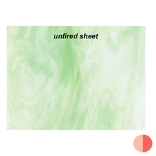 Load image into Gallery viewer, Sheet Glass - 2026 Clear, Spring Green*- Streaky
