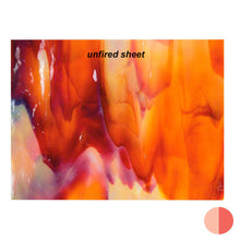 Load image into Gallery viewer, Sheet Glass - 2250 Soft Yellow, Deep Red* - Streaky