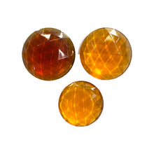 Load image into Gallery viewer, Amber Round Faceted Jewels