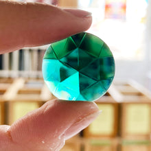 Load image into Gallery viewer, Aqua Round Faceted Jewels