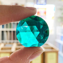 Load image into Gallery viewer, Aqua Round Faceted Jewels
