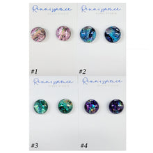 Load image into Gallery viewer, Renaissance Glass - Medium Stud Earrings