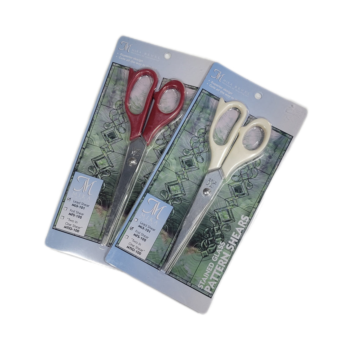 Mika Stained Glass Pattern Shears Weisser Glass Studio