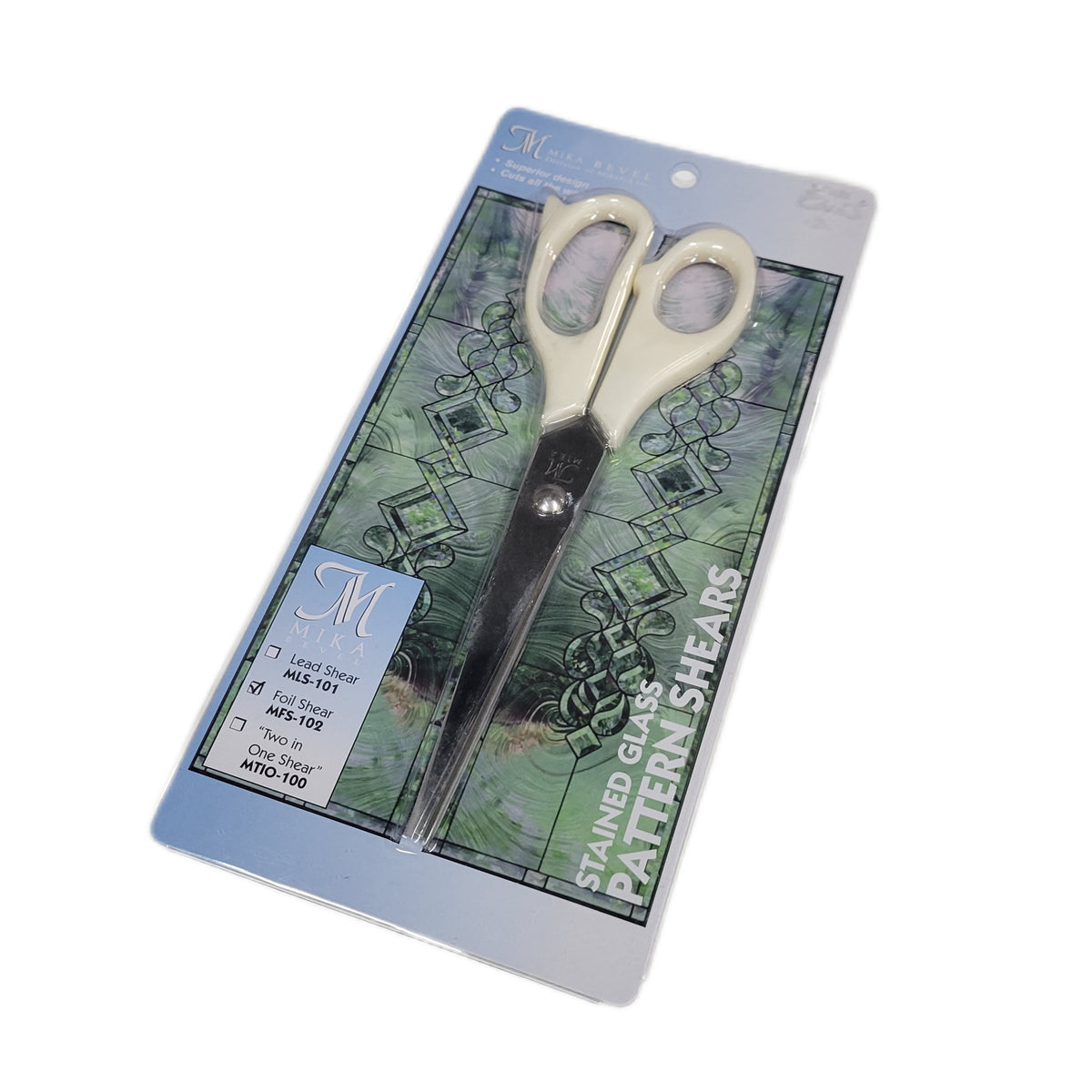 Mika Stained Glass Pattern Shears Weisser Glass Studio