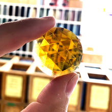 Load image into Gallery viewer, Amber Round Faceted Jewels