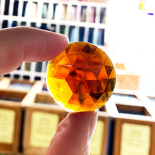 Load image into Gallery viewer, Amber Round Faceted Jewels