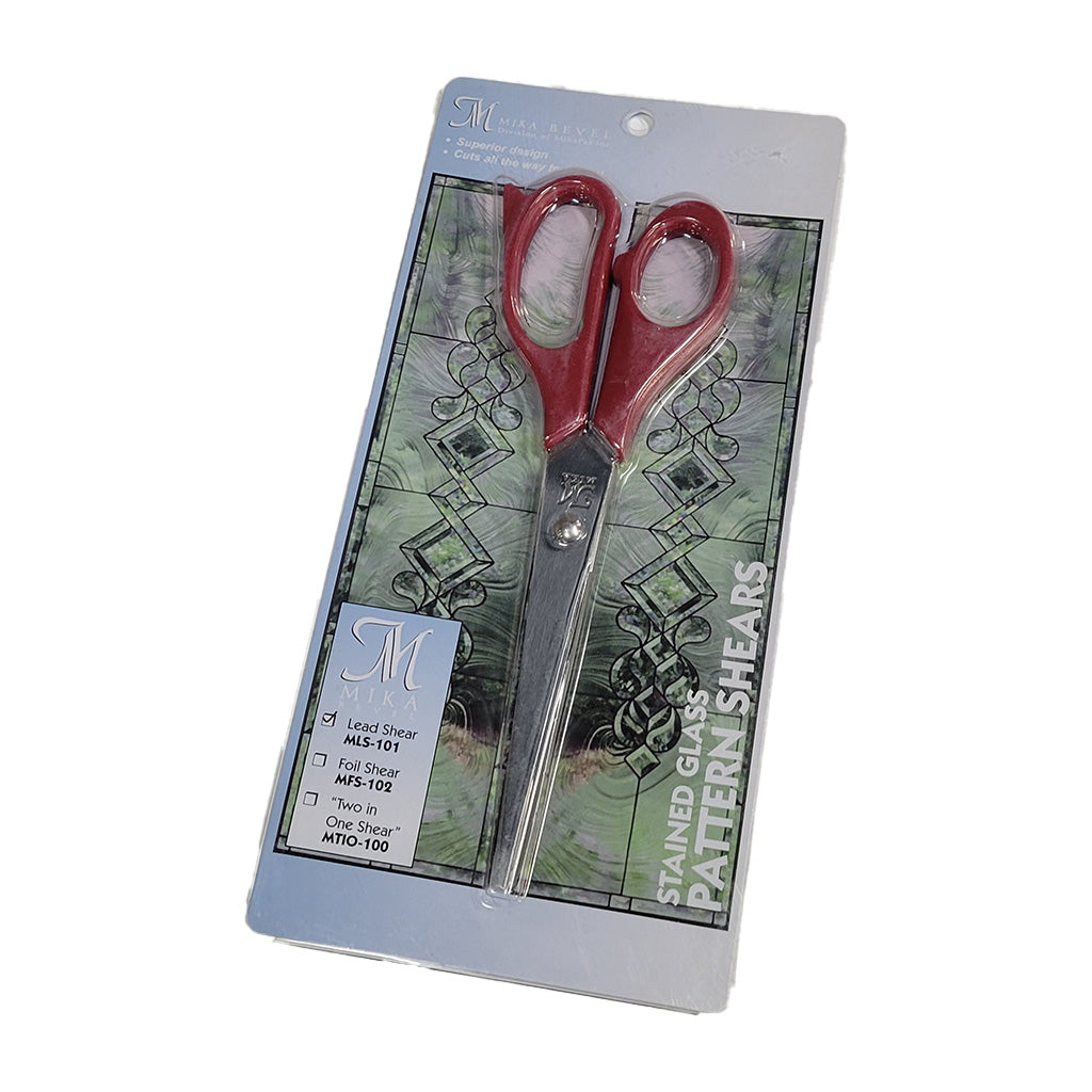 Mika Stained Glass Pattern Shears Weisser Glass Studio