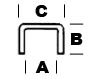 Load image into Gallery viewer, ⅛" U-Flat Zinc Capping