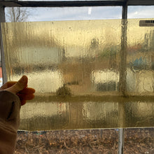 Load image into Gallery viewer, Stained Glass - W0002S - Very Pale Amber Transparent Seedy