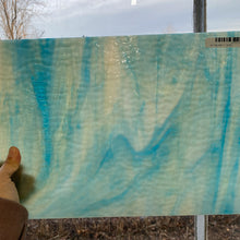 Load image into Gallery viewer, Stained Glass - W178LRIP - Blue, White Opal Ripple