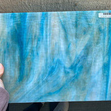 Load image into Gallery viewer, Stained Glass - W178LRIP - Blue, White Opal Ripple