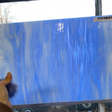 Load image into Gallery viewer, Stained Glass - W188L - Medium Blue, White Opal