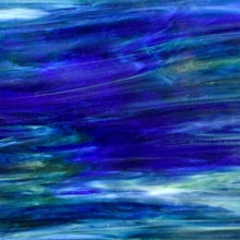 Load image into Gallery viewer, Stained Glass - W197D - Blue, Green, White Opal