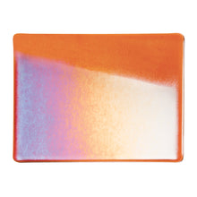 Load image into Gallery viewer, Large Sheet Glass - 1305-31 Sunset Coral Iridescent Rainbow* - Transparent