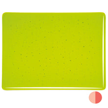 Load image into Gallery viewer, Sheet Glass - 1422 Lemon Lime Green* - Transparent