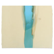 Load image into Gallery viewer, Large Sheet Glass - 2537 French Vanilla, Light Turquoise - Cascade