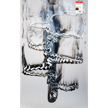 Load image into Gallery viewer, Large Sheet Glass - 3100 Clear, White, Black - Graffiti