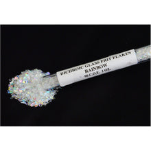Load image into Gallery viewer, Dichroic Glass Frit Flakes- Rainbow -1 oz Tubes