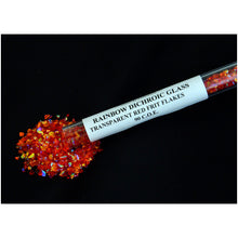Load image into Gallery viewer, Dichroic Glass Frit Flakes- Rainbow -1 oz Tubes