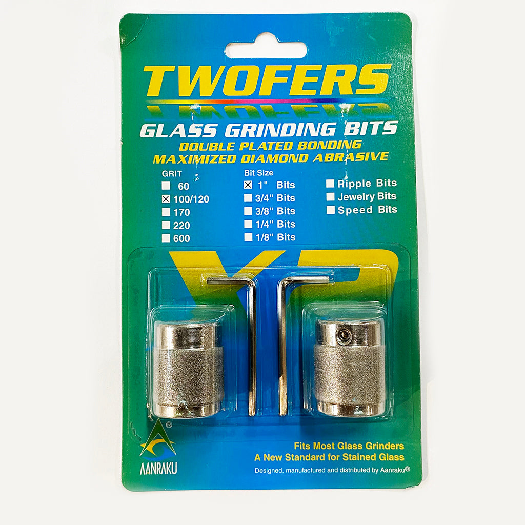 Twofers Grinder Bits Weisser Glass Studio