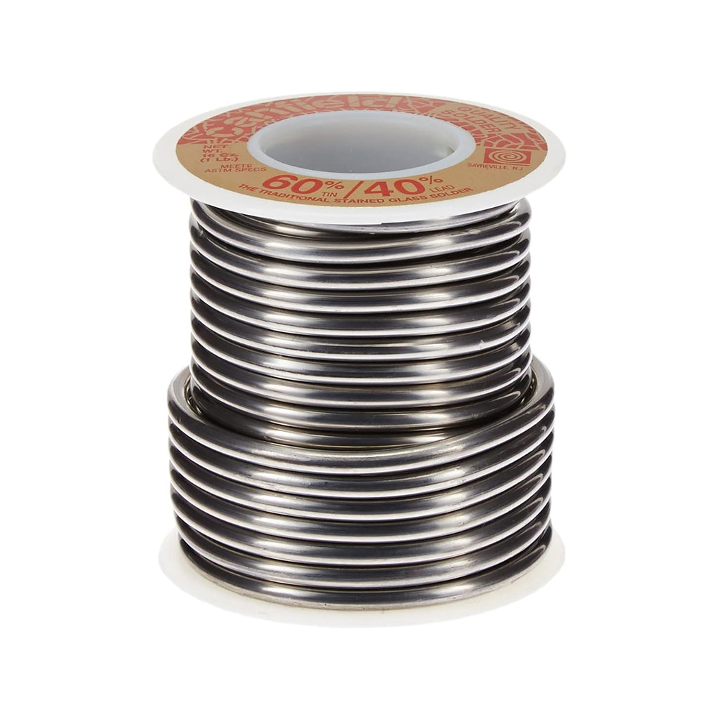 Canfield 50/50 Solder 1LB Roll Stained Glass Supplies NOT FOR JEWELRY  Contains Lead 50% Tin 50 Lead 