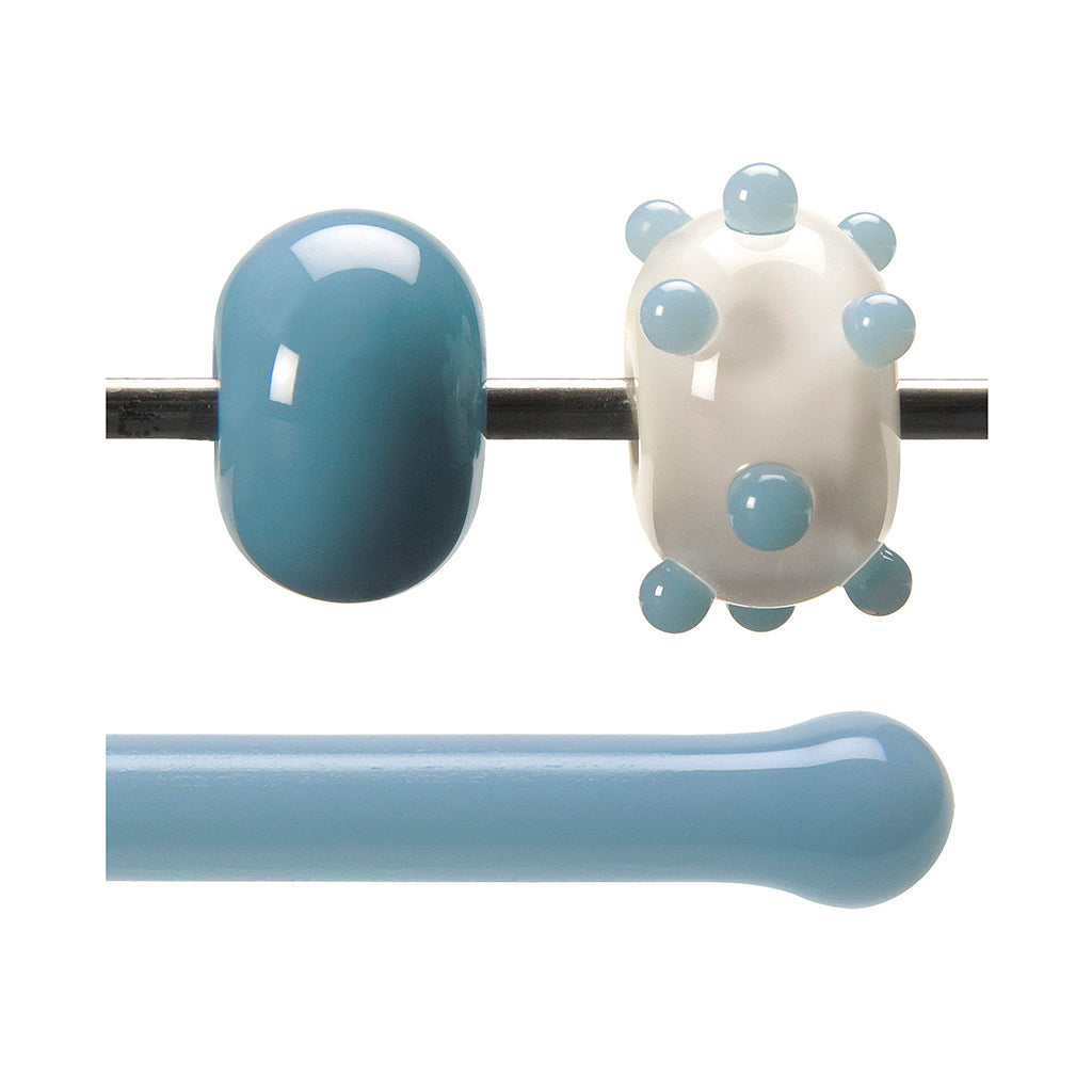 Bullseye Glass Rod - 0108 Powder Blue - Opalescent