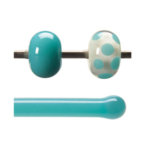 Bullseye Glass Rod - 0116 Turquoise Blue - Opalescent