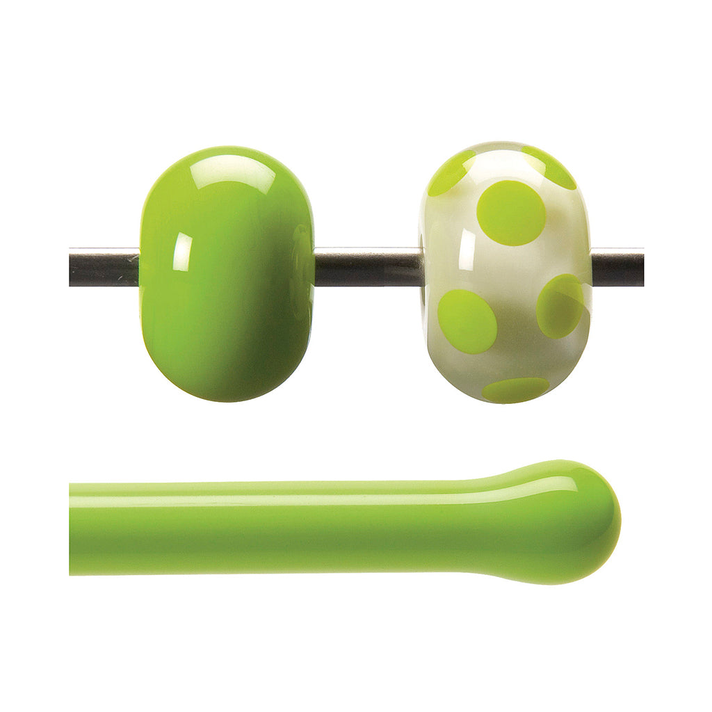 Bullseye Glass Rod - 0126 Spring Green* - Opalescent