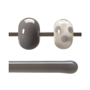 Bullseye Glass Rod - 0136 Deco Gray - Opalescent