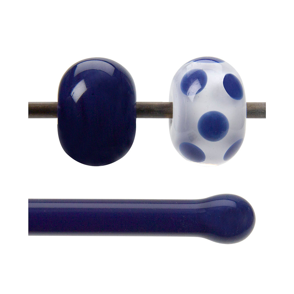Bullseye Glass Rod - 0148 Indigo - Opalescent