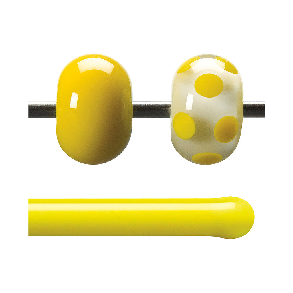 Bullseye Glass Rod - 0220 Sunflower Yellow - Opalescent