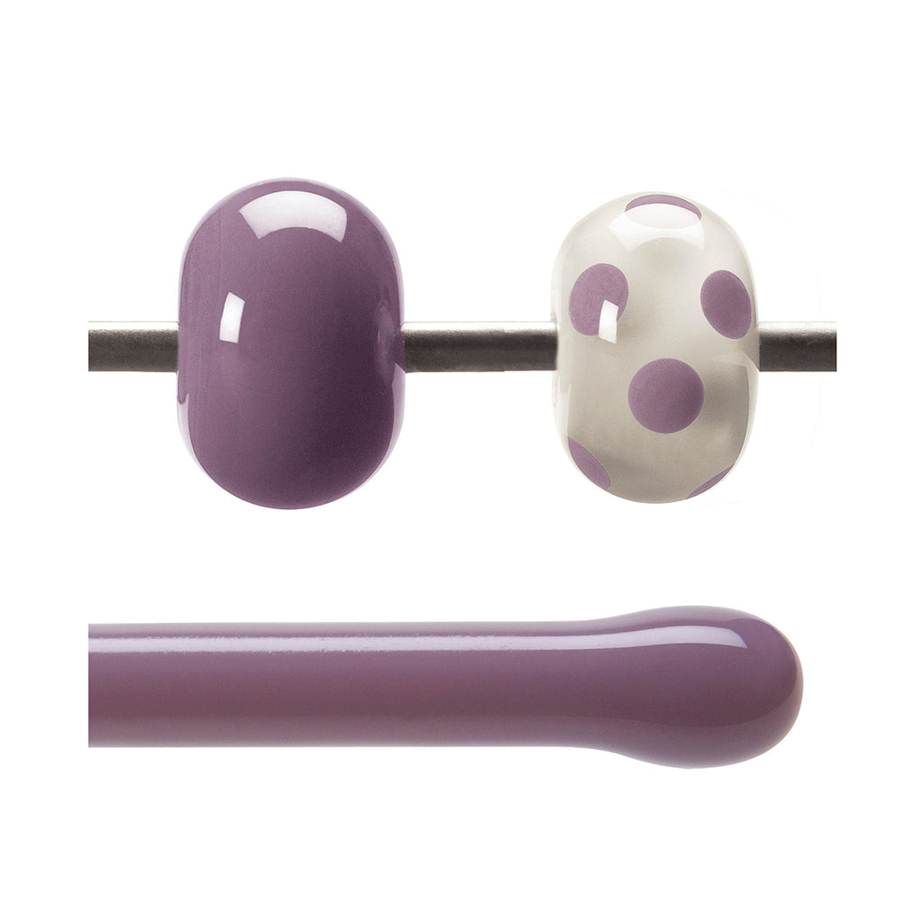 Bullseye Glass Rod - 0303 Dusty Lilac - Opalescent