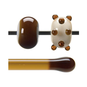 Bullseye Glass Rod - 1119 Sienna* - Transparent