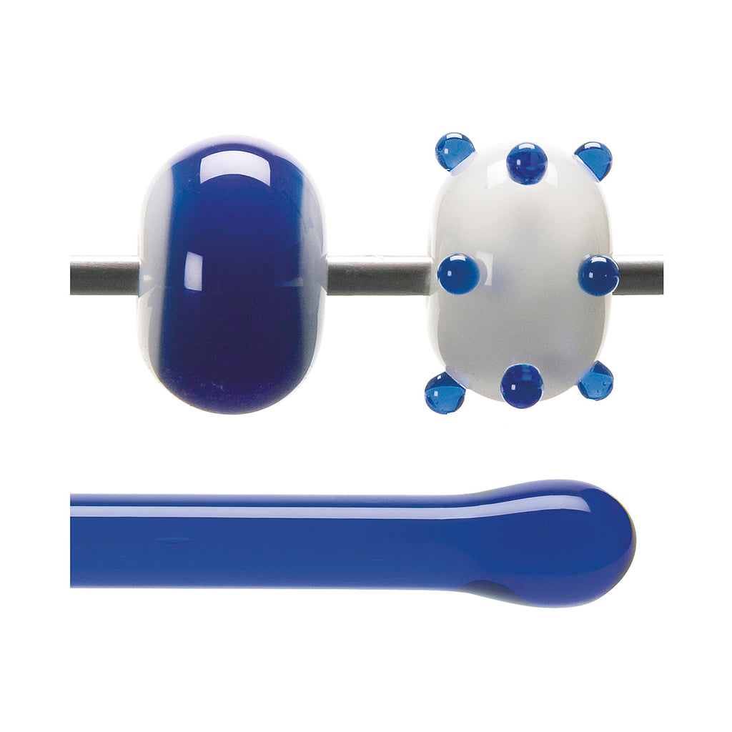 Bullseye Glass Rod - 1164 Caribbean Blue - Transparent