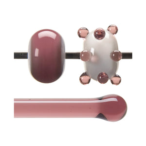Bullseye Glass Rod - 1405 Light Plum- Transparent