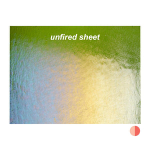 Sheet Glass - 1207-31 Fern Green Iridescent Rainbow* - Transparent