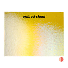 Load image into Gallery viewer, Sheet Glass - 1320-31 Marigold Yellow Iridescent Rainbow* - Transparent
