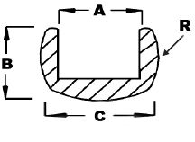 3/32" U-Round Lead Came