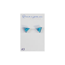 Load image into Gallery viewer, Renaissance Glass - Triangle Stud Earrings
