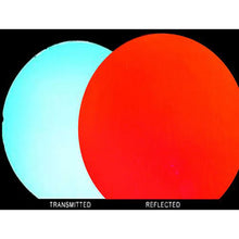 Load image into Gallery viewer, Cyan/ Red on Clear Dichroic- 4 inch Square
