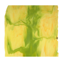 Load image into Gallery viewer, Large Sheet Glass - 51201A Pumpkin Orange Opal with Pea Pod Opal Infusion* - Glascadia
