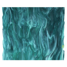 Load image into Gallery viewer, Large Sheet Glass - 51209A Peacock Blue, White, Aquamarine Blue Streaky - Glascadia
