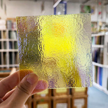 Load image into Gallery viewer, Violet on Clear Dichroic- 4 inch Square
