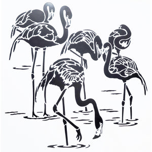 Stencil - Flamingos - DISCONTINUED