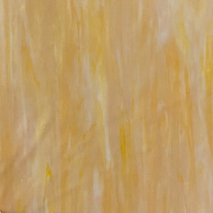Stained Glass - ART211 Peach, White, Yellow - Streaky