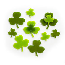 Load image into Gallery viewer, Fusible Waterjet Cut Shamrocks, 90 COE

